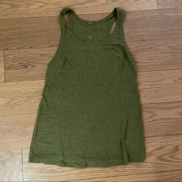 Green Lululemon top - Picture 2 of 2